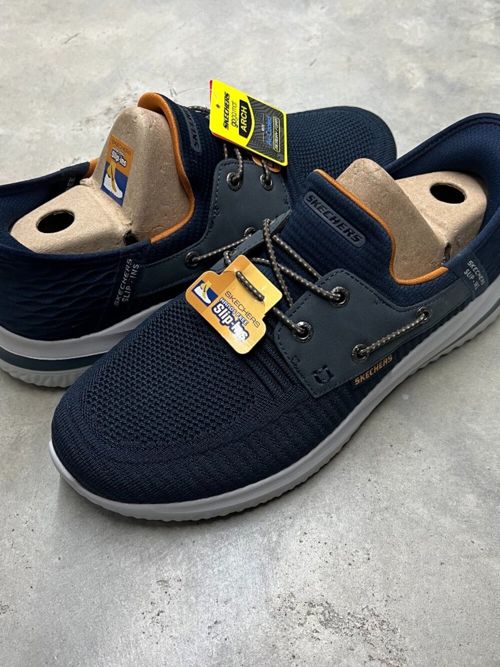 Skechers Slip-ins Delson 3.0 Men's Size 9.5 Navy Blue 210606W/NVY - New